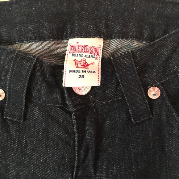 NWT {TRUE RELIGION} Skinny Flaps Jeans 28 - Picture 7 of 8